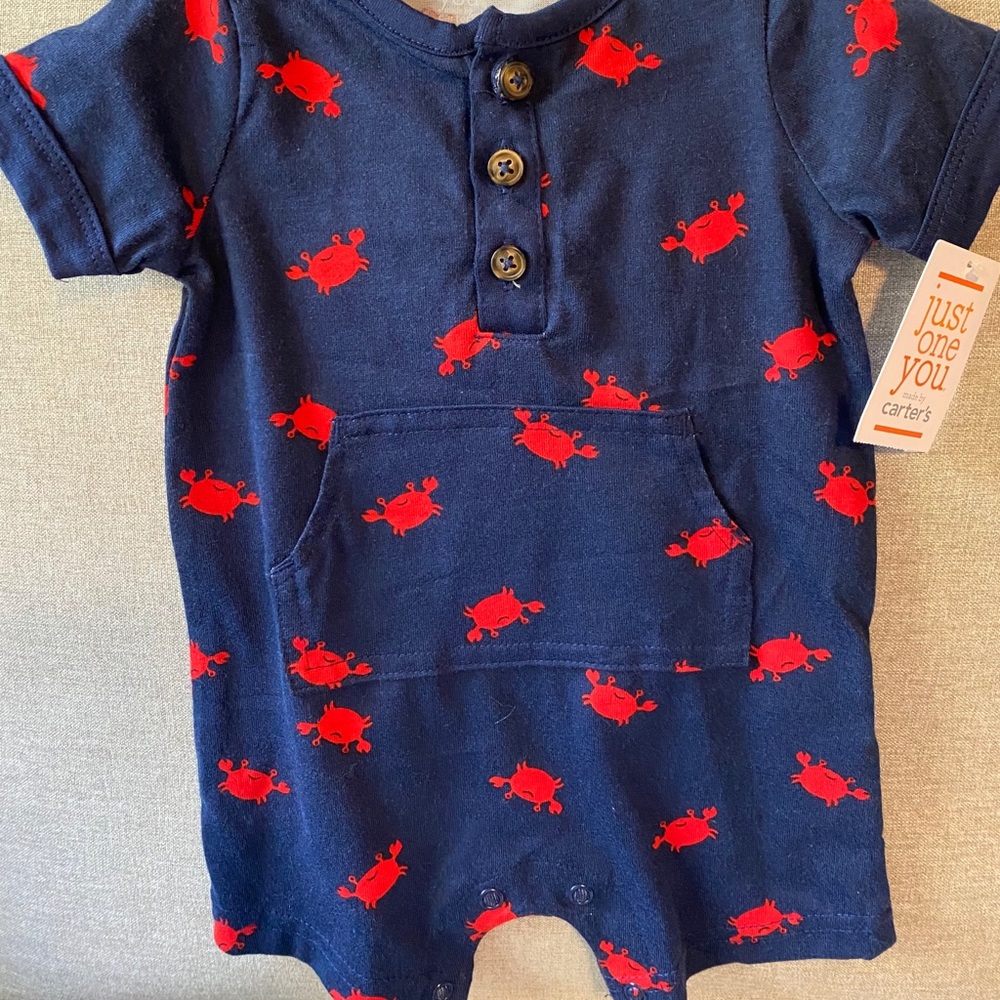 Carter’s Crabby Romper (3 months)